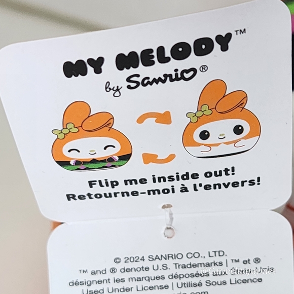 π MY MELODY π§ββοΈ Plushiverse Reversible Plushies HK & Friends Sanrio TeeTurtle - Picture 8 of 9